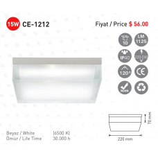 CE-light CE-1212-Ledli Duvar Aplik